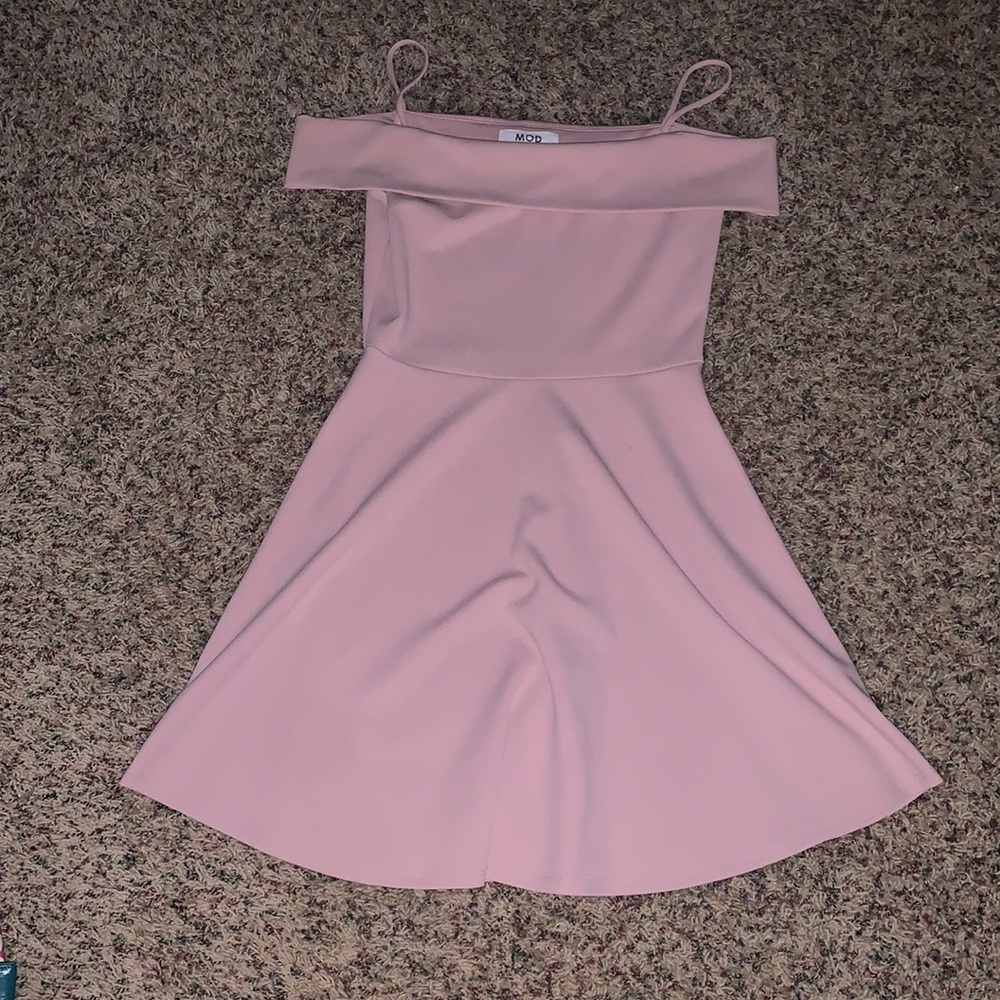 Super cute mod fir and flare dress